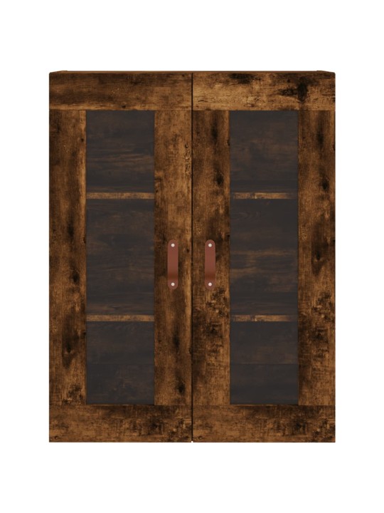Skříň highboard kouřový dub 69,5 x 34 x 180 cm kompozitní dřevo