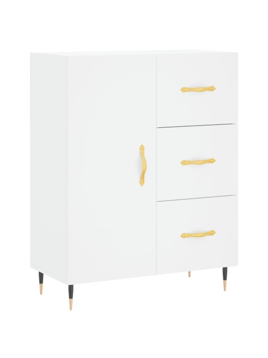 Skříň highboard bílá 69,5 x 34 x 180 cm kompozitní dřevo