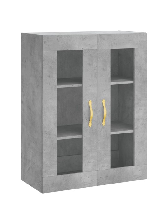 Skříň highboard betonově šedá 69,5x34x180 cm kompozitní dřevo