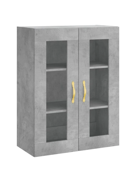 Skříň highboard betonově šedá 69,5x34x180 cm kompozitní dřevo