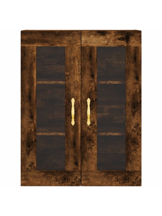 Skříň highboard kouřový dub 69,5 x 34 x 180 cm kompozitní dřevo