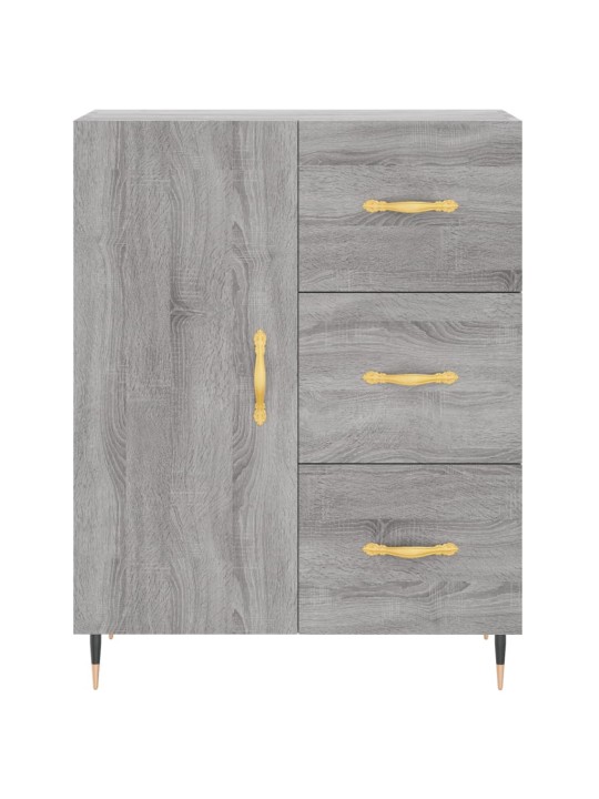 Skříň highboard šedá sonoma 69,5 x 34 x 180 cm kompozitní dřevo