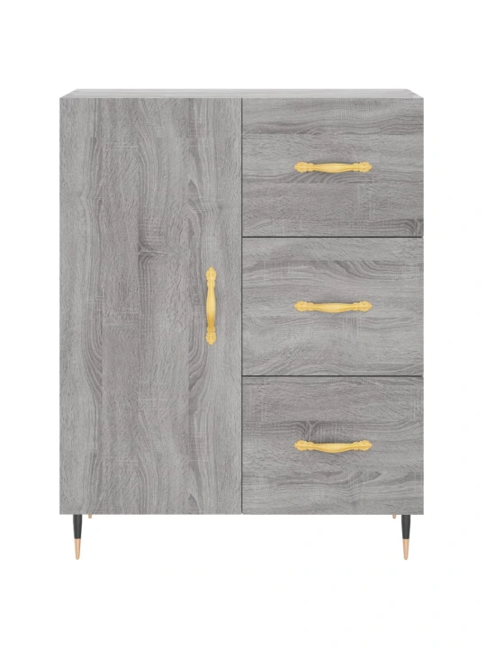 Skříň highboard šedá sonoma 69,5 x 34 x 180 cm kompozitní dřevo