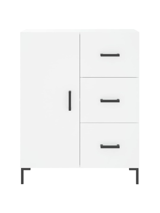 Skříň highboard bílá 69,5 x 34 x 180 cm kompozitní dřevo