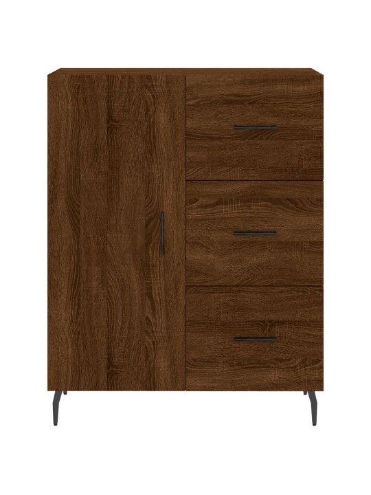 Skříň highboard hnědý dub 69,5 x 34 x 180 cm kompozitní dřevo