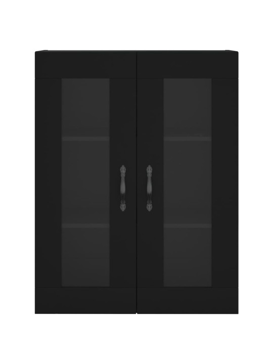 Skříň highboard černá 69,5 x 34 x 180 cm kompozitní dřevo