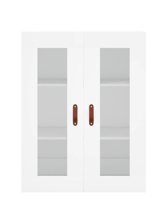 Skříň highboard bílá 69,5 x 34 x 180 cm kompozitní dřevo