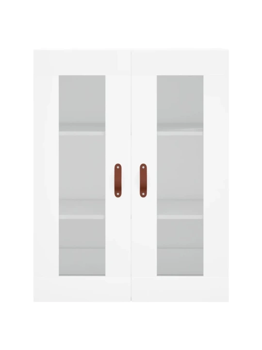 Skříň highboard bílá 69,5 x 34 x 180 cm kompozitní dřevo