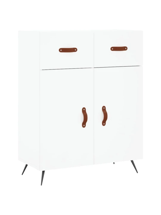 Skříň highboard bílá 69,5 x 34 x 180 cm kompozitní dřevo
