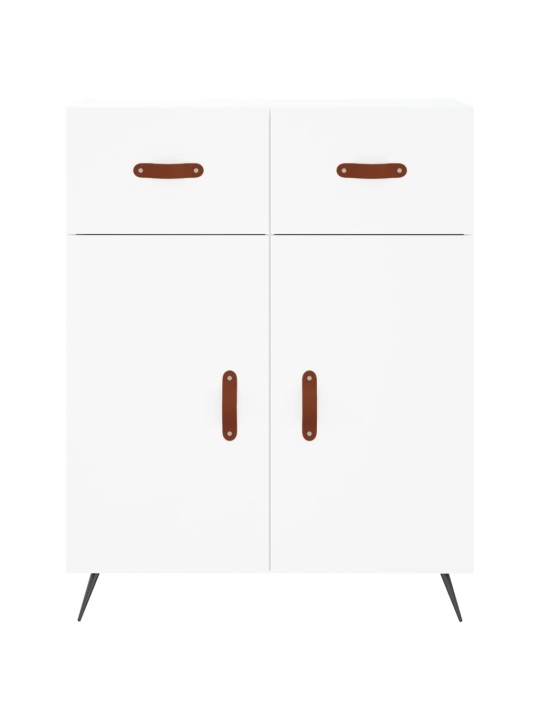 Skříň highboard bílá 69,5 x 34 x 180 cm kompozitní dřevo