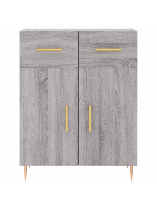 Skříň highboard šedá sonoma 69,5 x 34 x 180 cm kompozitní dřevo