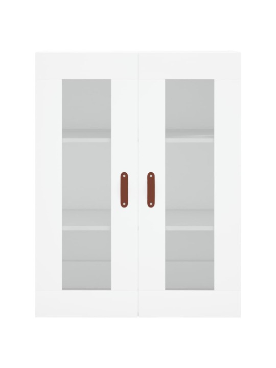 Skříň highboard bílá 69,5 x 34 x 180 cm kompozitní dřevo