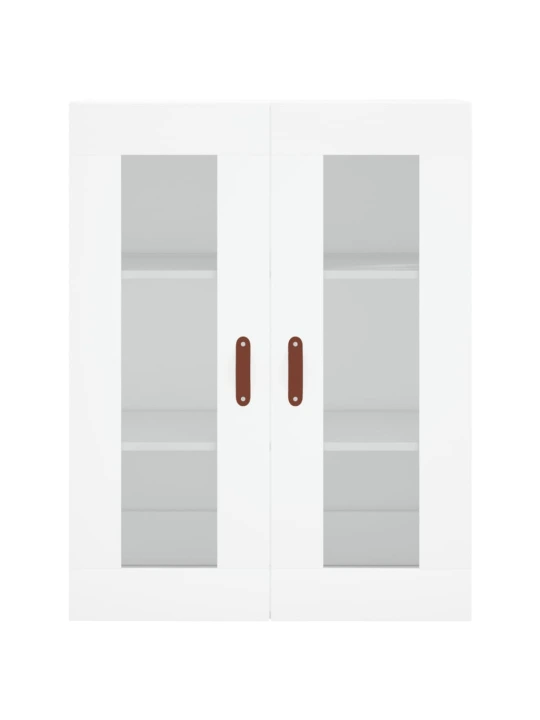 Skříň highboard bílá 69,5 x 34 x 180 cm kompozitní dřevo