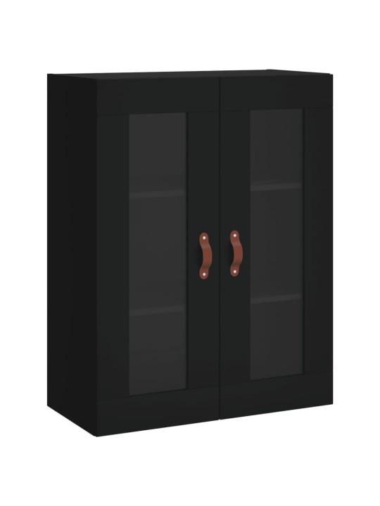 Skříň highboard černá 69,5 x 34 x 180 cm kompozitní dřevo