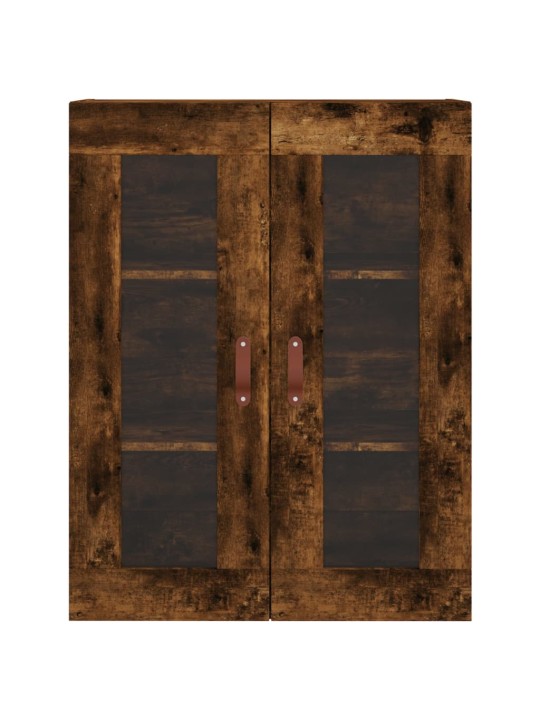 Skříň highboard kouřový dub 69,5 x 34 x 180 cm kompozitní dřevo