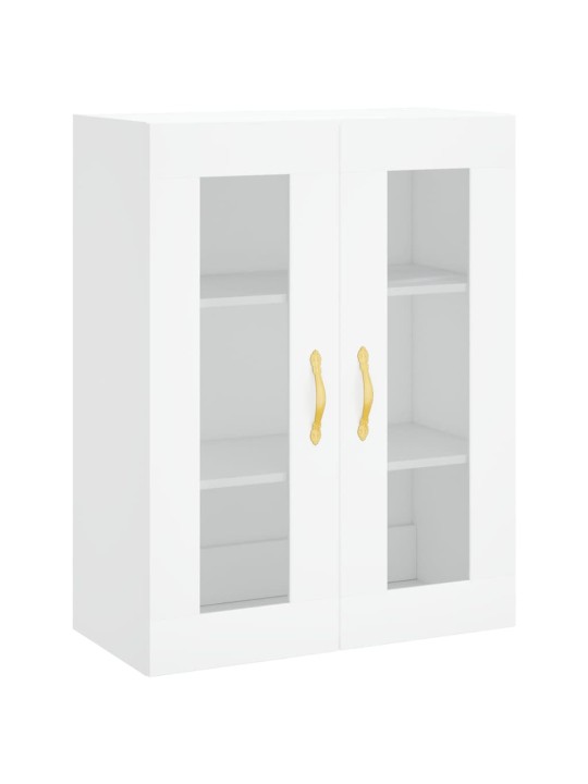 Skříň highboard bílá 69,5 x 34 x 180 cm kompozitní dřevo