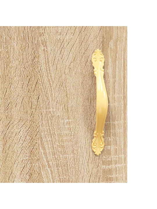 Skříň highboard dub sonoma 69,5 x 34 x 180 cm kompozitní dřevo