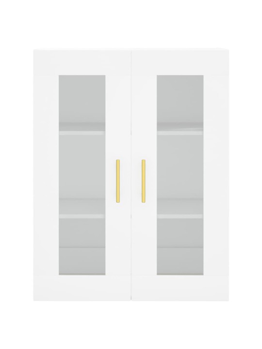 Skříň highboard bílá 69,5 x 34 x 180 cm kompozitní dřevo