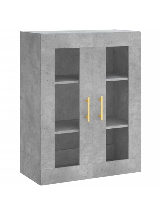 Skříň highboard betonově šedá 69,5x34x180 cm kompozitní dřevo