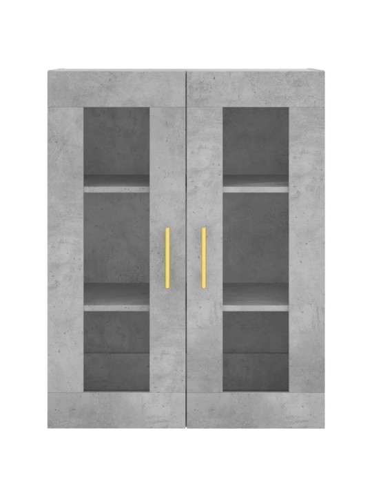 Skříň highboard betonově šedá 69,5x34x180 cm kompozitní dřevo