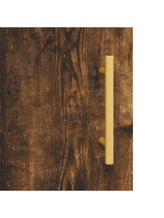 Skříň highboard kouřový dub 69,5 x 34 x 180 cm kompozitní dřevo