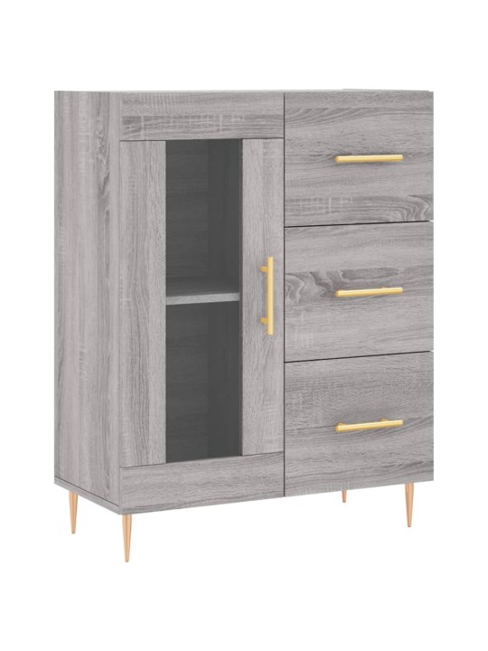 Skříň highboard šedá sonoma 69,5 x 34 x 180 cm kompozitní dřevo