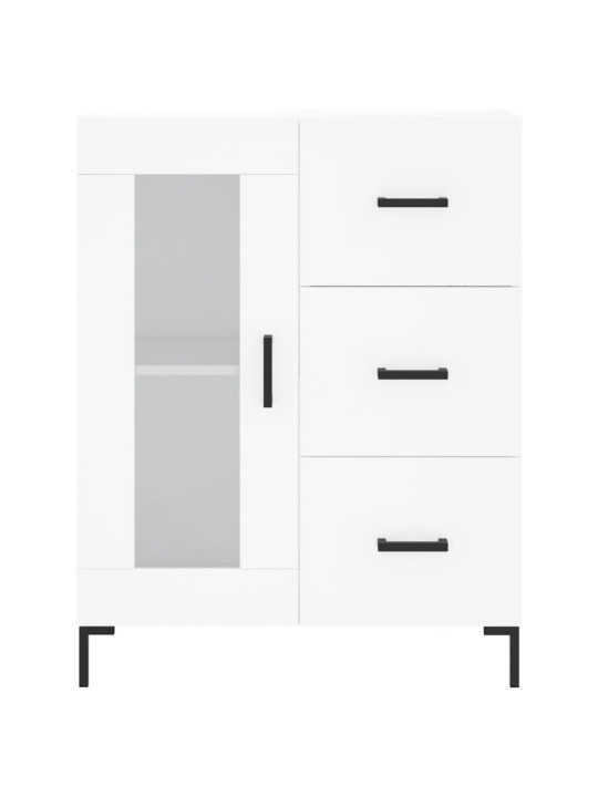 Skříň highboard bílá 69,5 x 34 x 180 cm kompozitní dřevo