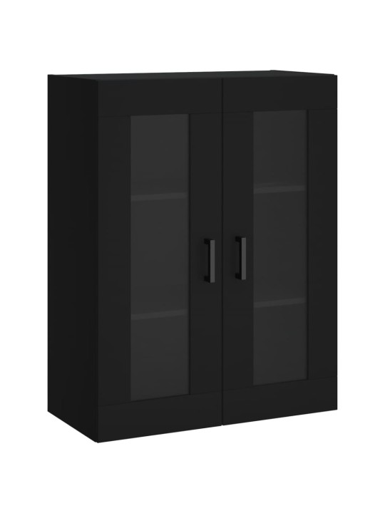 Skříň highboard černá 69,5 x 34 x 180 cm kompozitní dřevo