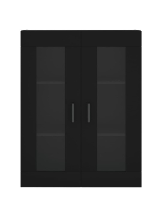 Skříň highboard černá 69,5 x 34 x 180 cm kompozitní dřevo