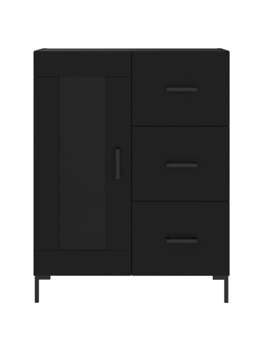 Skříň highboard černá 69,5 x 34 x 180 cm kompozitní dřevo