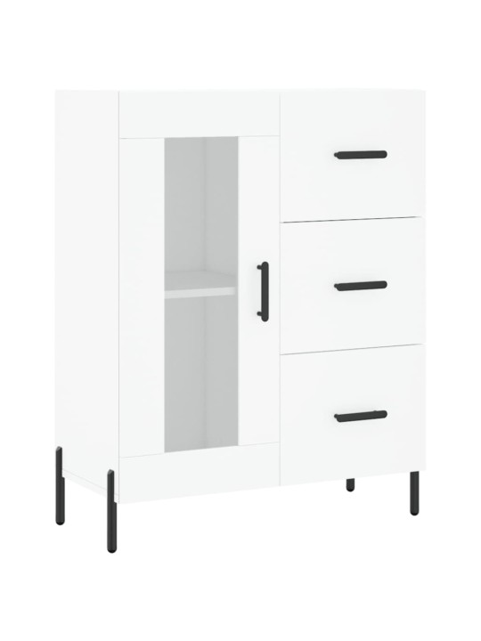 Skříň highboard bílá 69,5 x 34 x 180 cm kompozitní dřevo