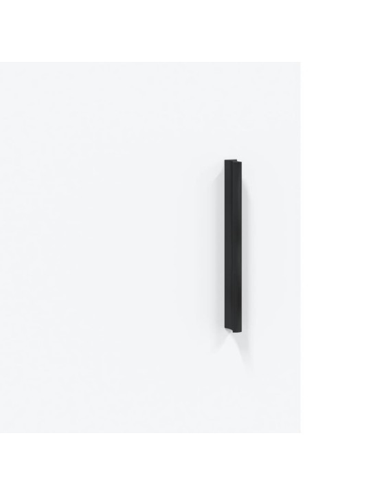 Skříň highboard bílá 69,5 x 34 x 180 cm kompozitní dřevo