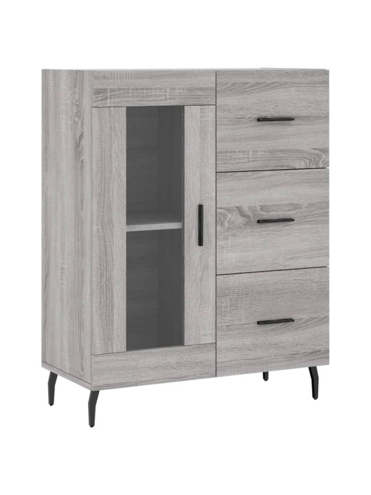 Skříň highboard šedá sonoma 69,5 x 34 x 180 cm kompozitní dřevo
