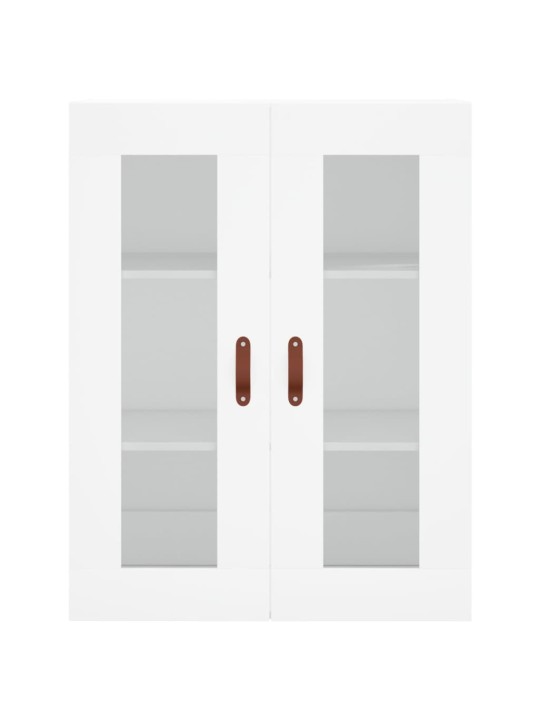 Skříň highboard bílá 69,5 x 34 x 180 cm kompozitní dřevo