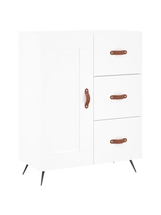 Skříň highboard bílá 69,5 x 34 x 180 cm kompozitní dřevo