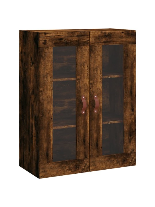 Skříň highboard kouřový dub 69,5 x 34 x 180 cm kompozitní dřevo