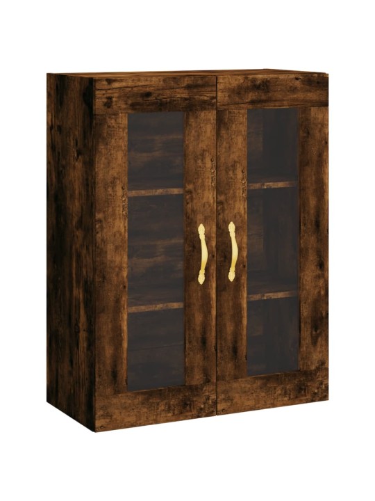 Skříň highboard kouřový dub 69,5 x 34 x 180 cm kompozitní dřevo