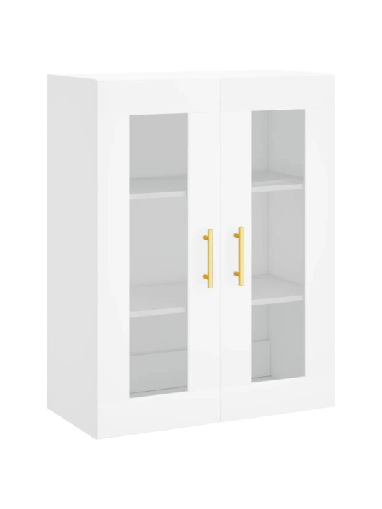 Skříň highboard bílá 69,5 x 34 x 180 cm kompozitní dřevo
