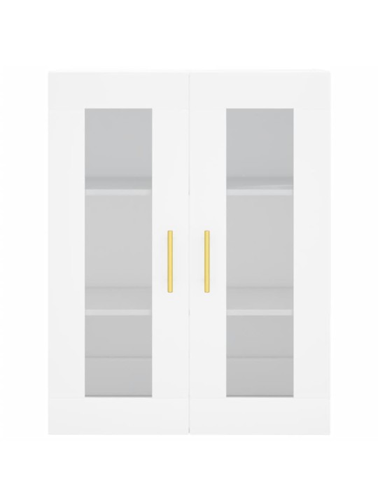 Skříň highboard bílá 69,5 x 34 x 180 cm kompozitní dřevo