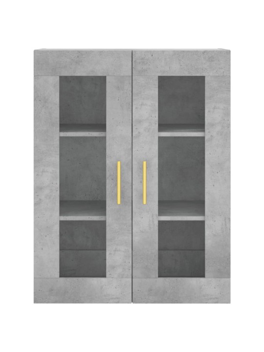 Skříň highboard betonově šedá 69,5x34x180 cm kompozitní dřevo
