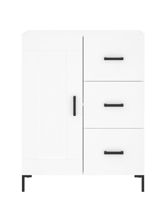 Skříň highboard bílá 69,5 x 34 x 180 cm kompozitní dřevo