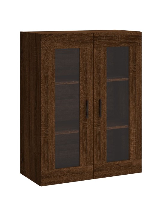 Skříň highboard hnědý dub 69,5 x 34 x 180 cm kompozitní dřevo