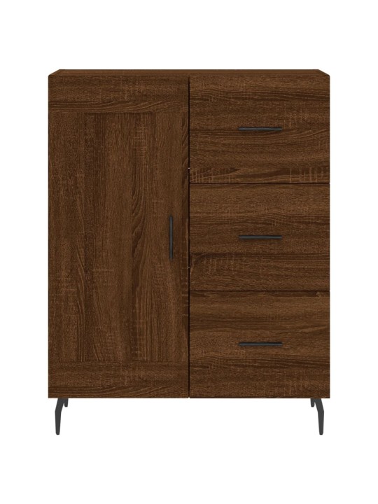 Skříň highboard hnědý dub 69,5 x 34 x 180 cm kompozitní dřevo