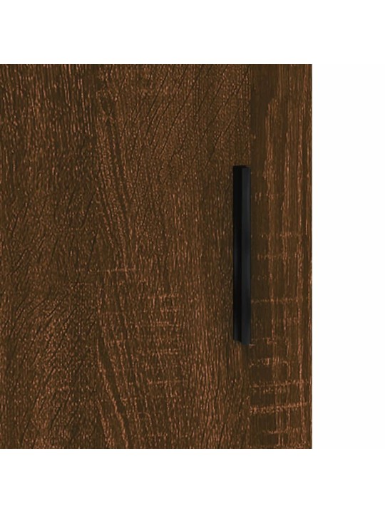 Skříň highboard hnědý dub 69,5 x 34 x 180 cm kompozitní dřevo