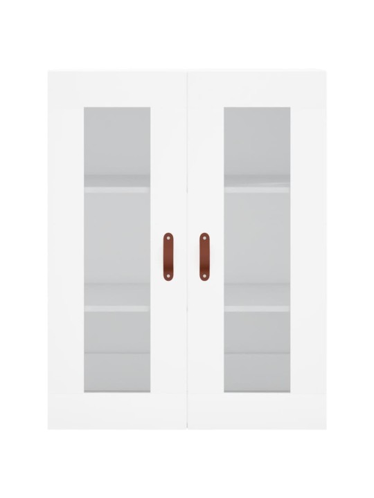 Skříň highboard bílá 69,5 x 34 x 180 cm kompozitní dřevo