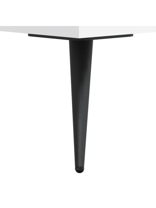 Skříň highboard bílá 69,5 x 34 x 180 cm kompozitní dřevo