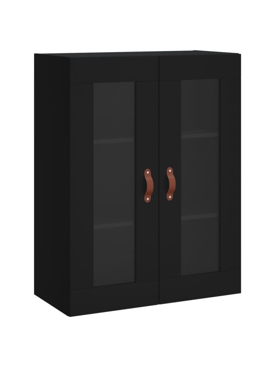 Skříň highboard černá 69,5 x 34 x 180 cm kompozitní dřevo