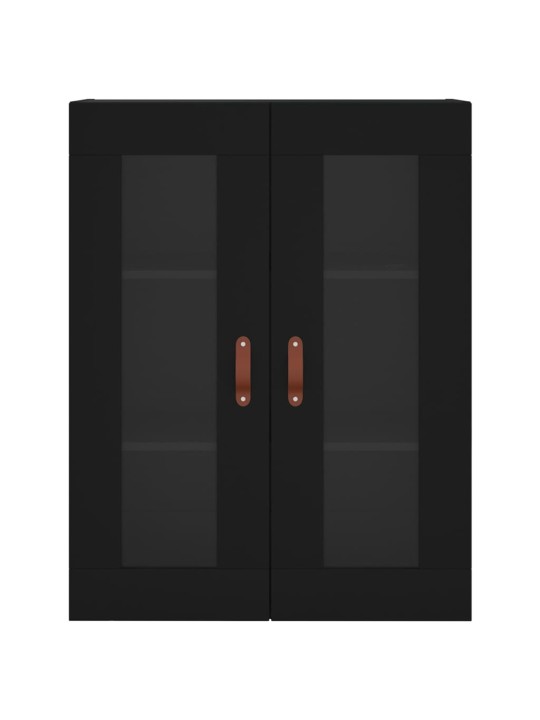 Skříň highboard černá 69,5 x 34 x 180 cm kompozitní dřevo