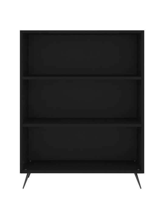 Skříň highboard černá 69,5 x 34 x 180 cm kompozitní dřevo