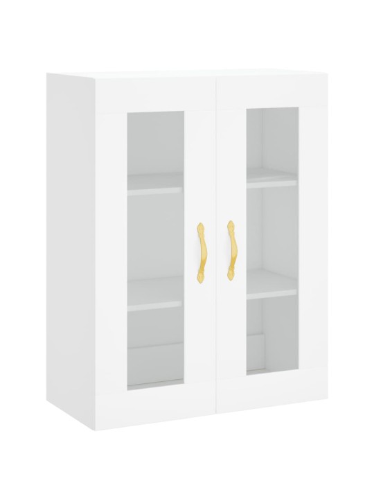 Skříň highboard bílá 69,5 x 34 x 180 cm kompozitní dřevo